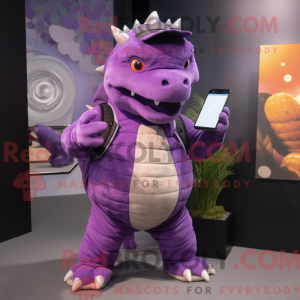 Postava maskota Purple...