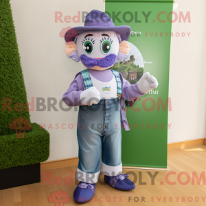 Maskot karaktär av et...