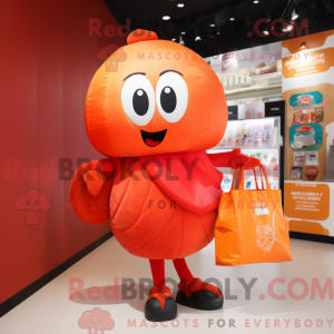 Mascot character of a Red...