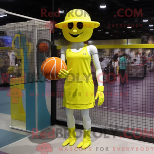 Mascot character of a Lemon...