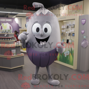 Mascot character of a Gray...