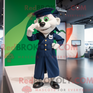 Mascot character of a Navy...