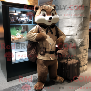 Mascottefiguur van een...
