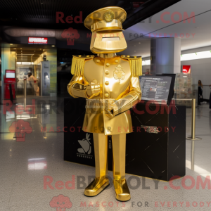 Mascot character of a Gold...