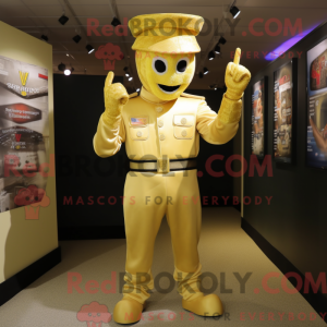 Mascottefiguur van een...
