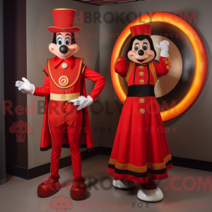 Mascottefiguur van een Red...