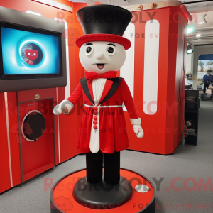 Mascot character of a Red...