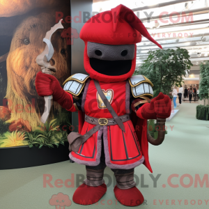 Mascot character of a Red...
