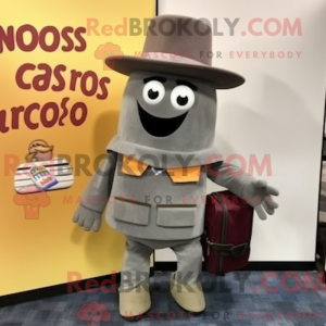 Mascot character of a Gray...