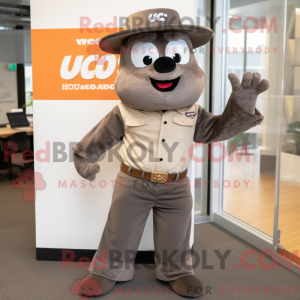 Mascot karakter van een...