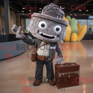 Mascot character of a Gray...