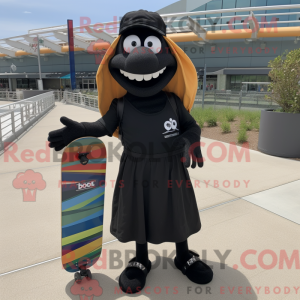 Mascot character of a Black...