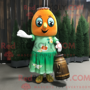Maskot karakter af en...
