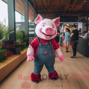 Maskot karakter af en...