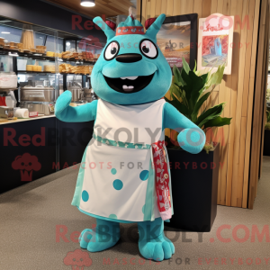 Mascot karakter van een...