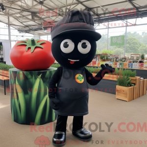 Mascot character of a Black...