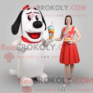 Mascot character of a White...