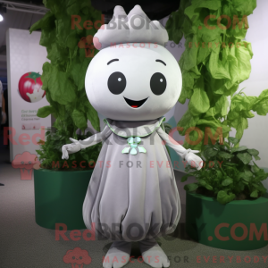 Mascot character of a Gray...