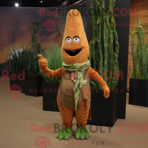 Mascot character of a Rust...