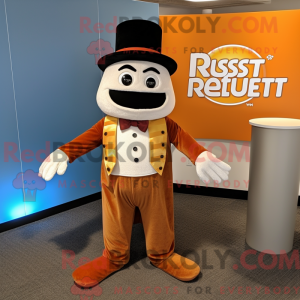 Mascot character of a Rust...