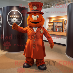 Mascottefiguur van een Rust...