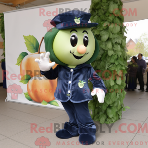 Mascot character of a Navy...