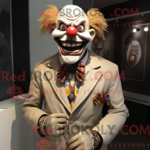 Maskotfigur af en solbrun...