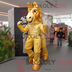 Mascot character of a Gold...