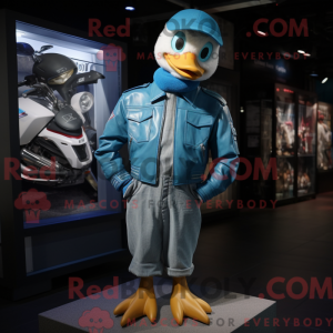 Personnage mascotte d Oies...
