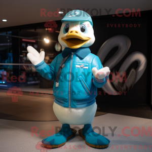 Personnage mascotte d Oies...