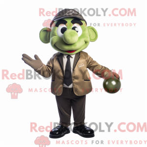Mascot character of a Olive...