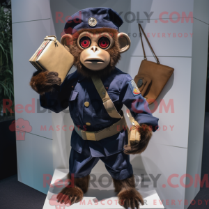 Mascot character of a Navy...