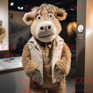 Mascottefiguur van een...