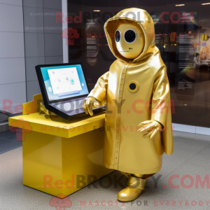 Mascot character of a Gold...