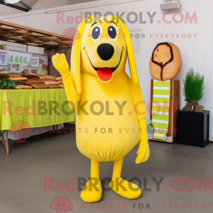 Mascot character of a Lemon...