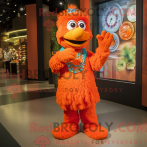 Maskot karakter af en...