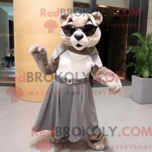 Mascot character of a Gray...