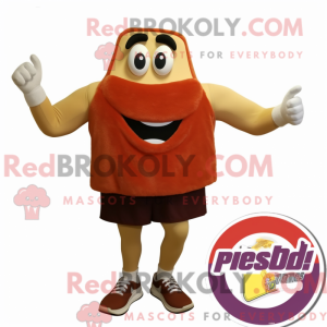 Mascottefiguur van een...