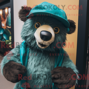 Personaje mascota de un oso...
