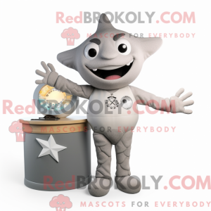 Mascot character of a Gray...