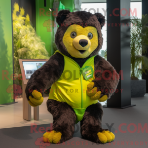 Mascottefiguur van een...