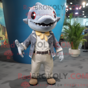 Mascot character of a Gray...
