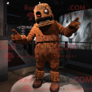 Mascot character of a Rust...