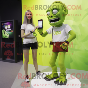 Mascot character of a Lime...