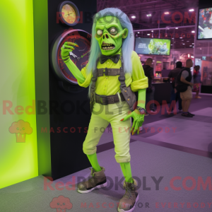 Mascot character of a Lime...