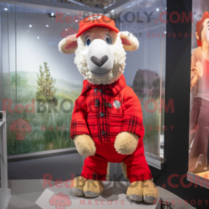 Mascot character of a Red...