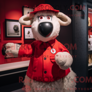 Mascot character of a Red...