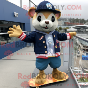 Mascottekarakter van een...