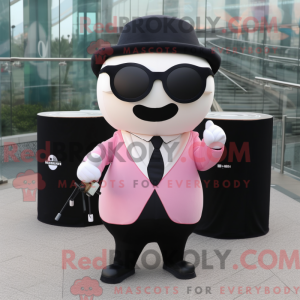 Mascot character of a Pink...