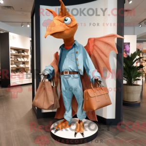 Maskot karakter av en Rust...
